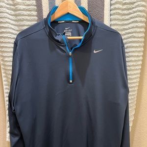 Nike dry fit pullover half zip.
